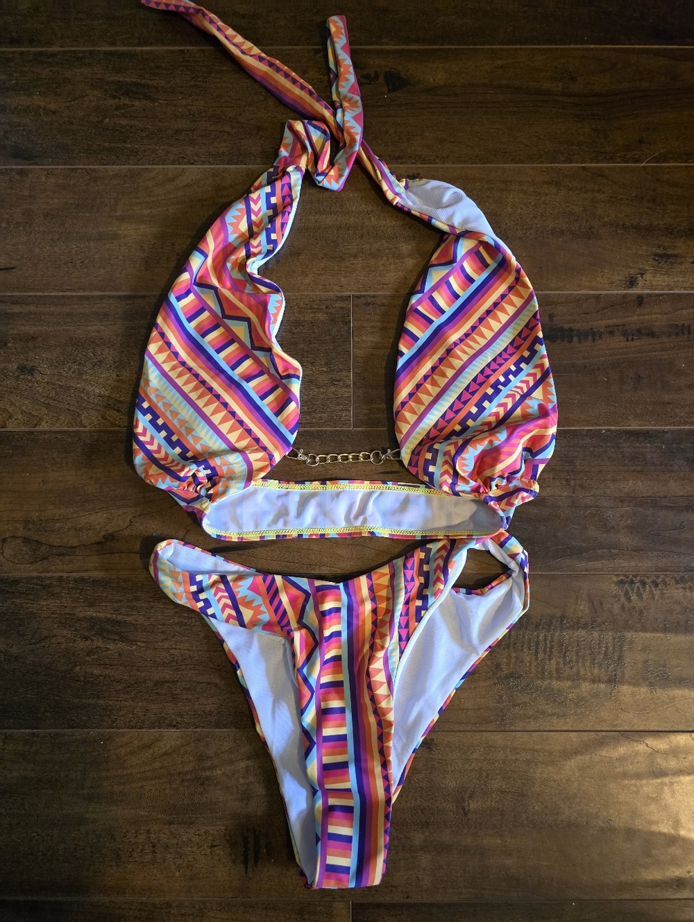 BOGO NWOT Shein Halter W/Chain Bikini
